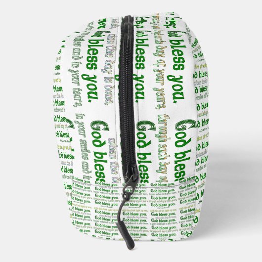 Trousse De Toilette Dieu te bénisse, bénédiction irlandaise (Droite)