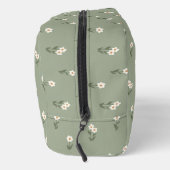 Trousse De Toilette Ditsy Floral Boho Wildflower Sage Green Name (Droite)