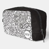 Trousse De Toilette Doodle Floral Retro (Coin droit)