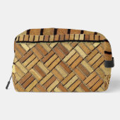 Trousse De Toilette Dopp Kitt - Motif en brique orange (Verso)