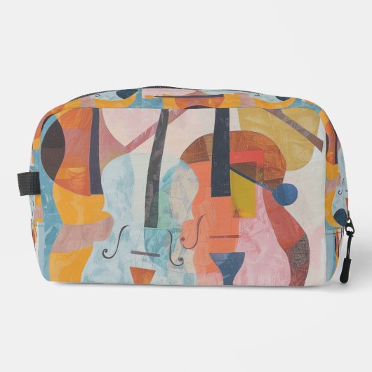 Trousse De Toilette Double basse colorée Abstraite (Recto)