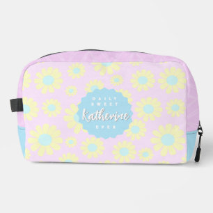 Trousse De Toilette Douce Bébé Daisy Pastel Rose Jaune Bleu