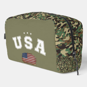 Trousse De Toilette Drapeau américain Anciens combattants patriotiques