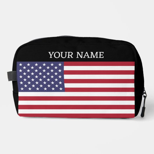 Trousse De Toilette Drapeau américain, Drapeau américain (Recto)
