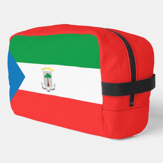 Trousse De Toilette Drapeau de Guinée équatoriale (Coin gauche)