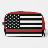 Trousse De Toilette Drapeau de pompier Mince Red Line USA (Recto)