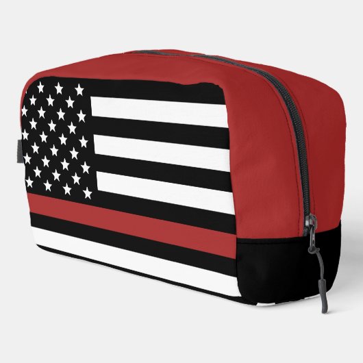 Trousse De Toilette Drapeau de pompier Mince Red Line USA (Coin droit)