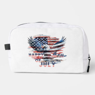 Trousse De Toilette Drapeau et aigle des États-Unis. Indépendance