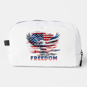 Trousse De Toilette Drapeau et aigle des Etats-Unis.Liberté.