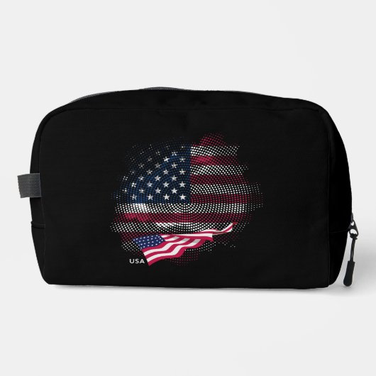 Trousse De Toilette Drapeau USA (Recto)