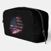 Trousse De Toilette Drapeau USA (Coin droit)