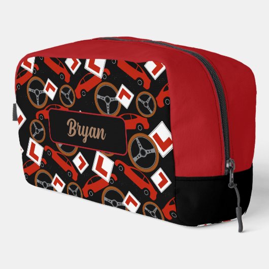 Trousse De Toilette Driving Instructor Driver School Personalized (Coin droit)