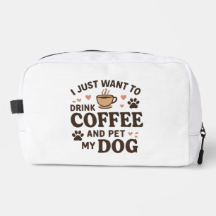 Trousse De Toilette Drôle chien amoureux Mug Chien Maman Chien Papa