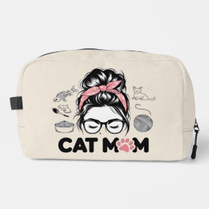 Trousse de toilette drôle "Maman de chat" pour fem