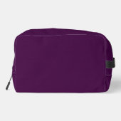 Trousse De Toilette Eggplant Purple Solid (Verso)