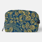 Trousse De Toilette Élégance Bleu Doré (Verso)