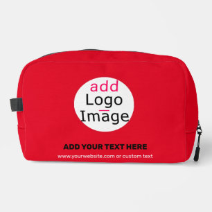 Trousse De Toilette Élégance Professionnelle Moderne Chic Rouge Vivant