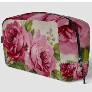 Trousse De Toilette Élégance Rose Vintage 