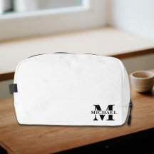 Élégant cadeau monogramme minimaliste | Blanc