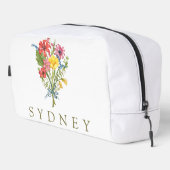 Trousse De Toilette Élégant Fleur sauvage floral Boho (Coin droit)