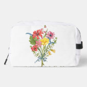 Trousse De Toilette Élégant Fleur sauvage floral Boho (Verso)