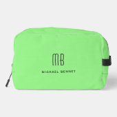 Trousse De Toilette Élégant Monogramme vert (Verso)