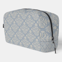 Elégant Vintage Classy Dusty Blue Damask