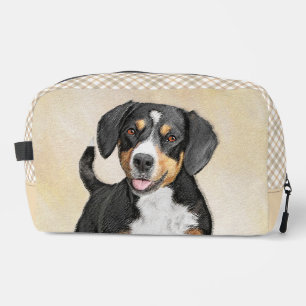 Trousse De Toilette Entlebucher Mountain Dog Painting Original Chien A