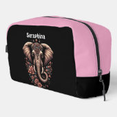 Trousse De Toilette Éphant floral (Coin droit)