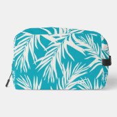 Trousse De Toilette Eté Bleu Tropical Feuilles Plage Décor (Verso)