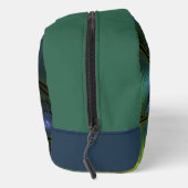 Trousse De Toilette Etoile Abstraite, Bleu brillant Vert Or Fractal Ar (Droite)