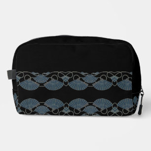 Trousse De Toilette Éventail Bleu Élégant