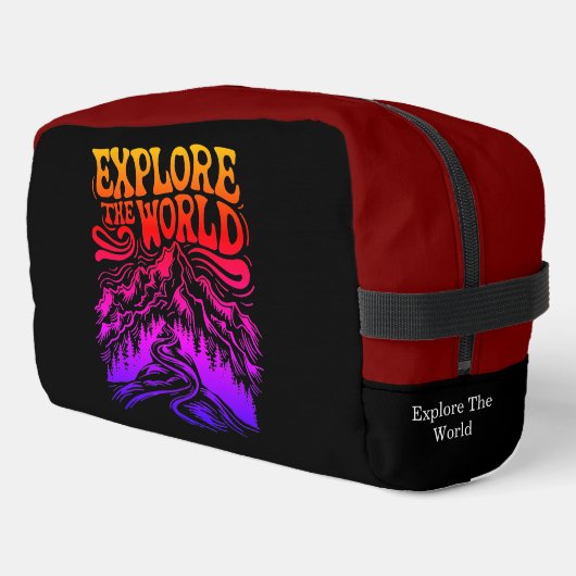 Trousse De Toilette Explorez l'Aventure Mondiale (Coin gauche)