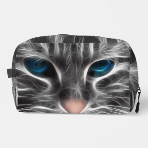 Trousse De Toilette Face de chat bleu magnifique