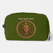 Trousse De Toilette Femme verte - Bois (Recto)