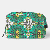 TROUSSE DE TOILETTE FEUILLE VERTE (Verso)