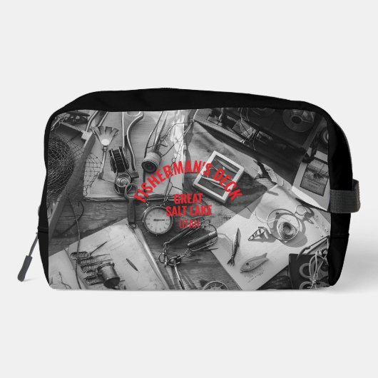 Trousse De Toilette Fisherman’s Deck Black and White (Verso)