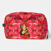 Trousse De Toilette Fleur plante rouge Poinsettia (Recto)