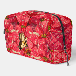 Trousse De Toilette Fleur plante rouge Poinsettia