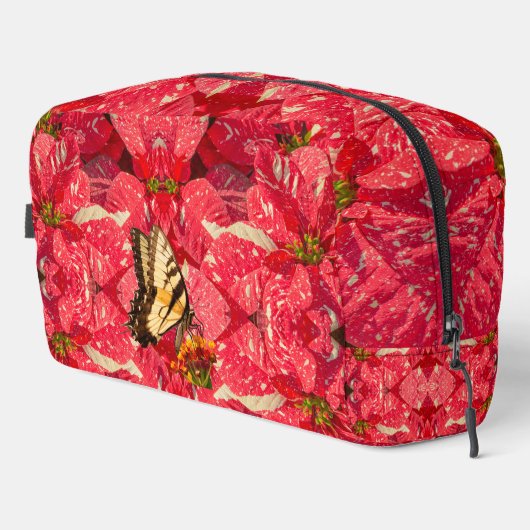 Trousse De Toilette Fleur plante rouge Poinsettia (Coin droit)