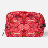 Trousse De Toilette Fleur plante rouge Poinsettia (Verso)