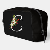 Trousse De Toilette Fleur rouge initiale de monogramme classique cadea (Coin droit)