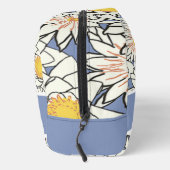 Trousse De Toilette Fleurs blanches en bleu (Droite)