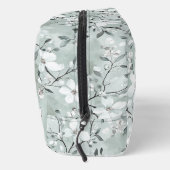 Trousse De Toilette Fleurs blanches gris chic (Droite)