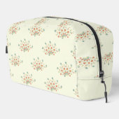 Trousse De Toilette Fleurs Bleues, Fleurs Rouges, Motif De Fleurs (Coin droit)