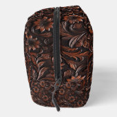 Trousse De Toilette Fleurs Brown foncées de Bohême (Droite)