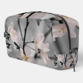 Trousse De Toilette Fleurs de cerisiers roses et gris (Coin droit)