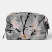 Trousse De Toilette Fleurs de cerisiers roses et gris (Verso)