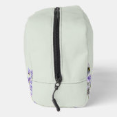 Trousse De Toilette Fleurs de lavande sauge nom vert monogramme (Droite)