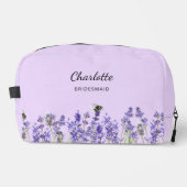 Trousse De Toilette Fleurs de lavande violette bridesmaid (Recto)